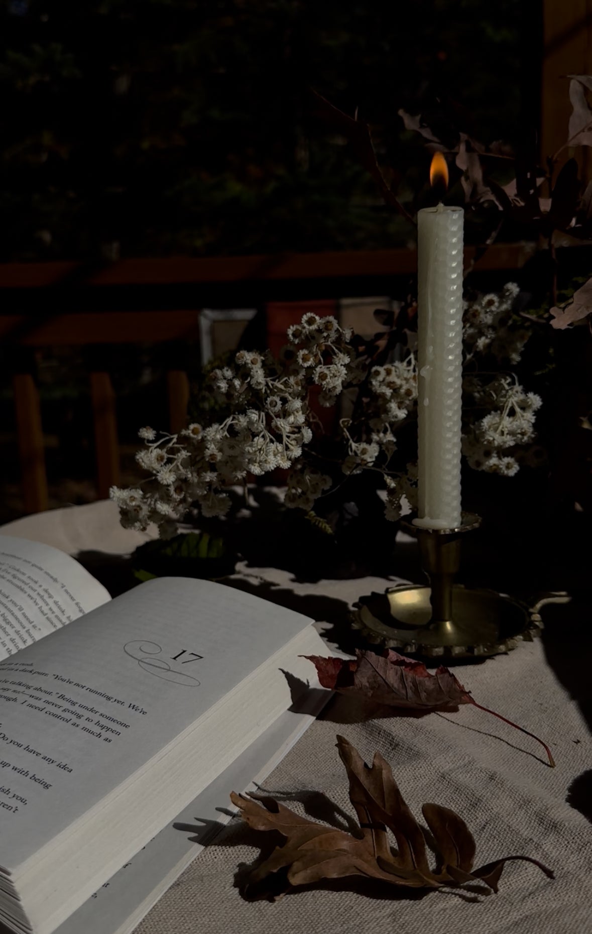 100% Natural White Beeswax Taper Candles – Limited Edition - Set of Two